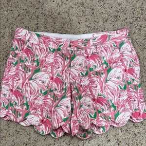 Lilly Pulitzer The Buttercup Flamingo Shorts